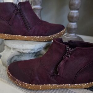 Livie & Luca Kids Burgundy Boots